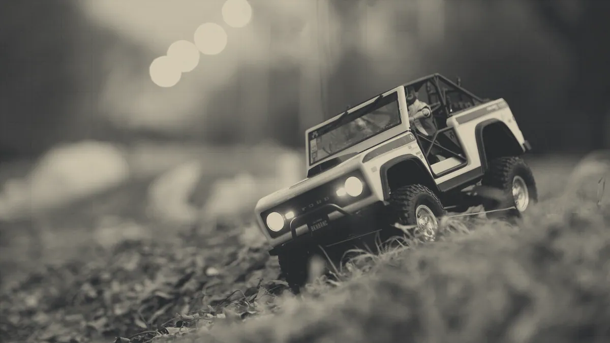 A radio controlled ground vehicle.