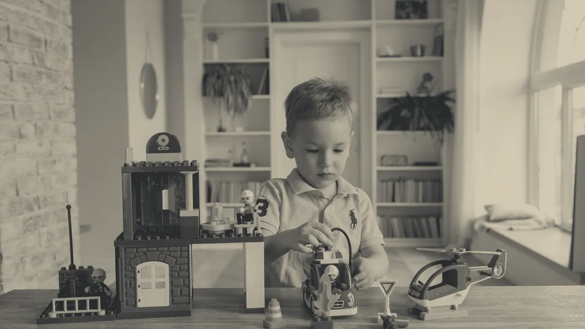 A toy machine, of the kind bought as a present.